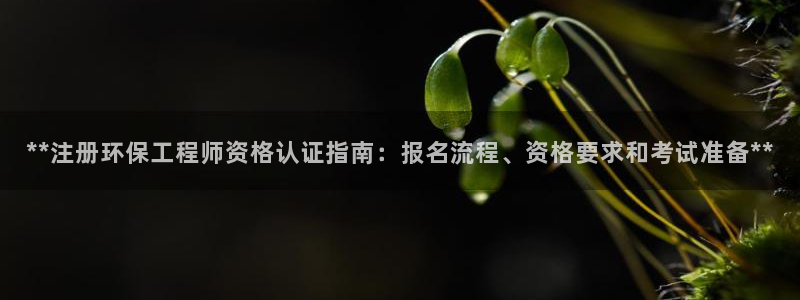 彩名堂app官网：**注册环保工程师