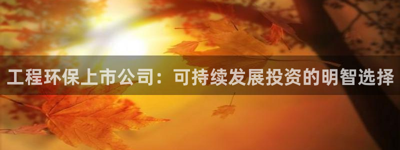 彩名堂计划怎么跟不挂：工程环保上市公