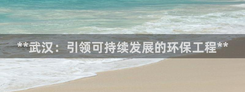 彩名堂怎么买准确率高：**武汉：引领可持续发展的环保工程**