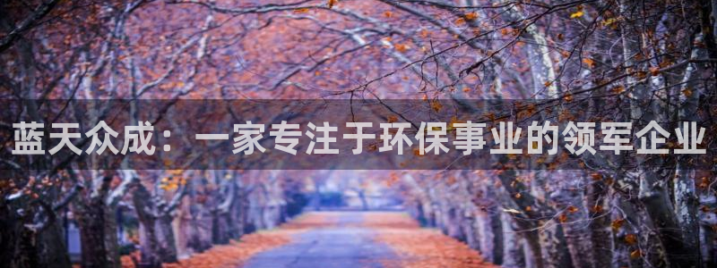 彩名堂官网计划：蓝天众成：一家专注于