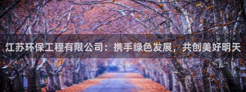 彩名堂手机版官网：江苏环保工程有限公司：携手绿色发展，共创美