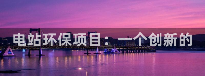 彩名堂怎么选稳定计划:电站环保项目: