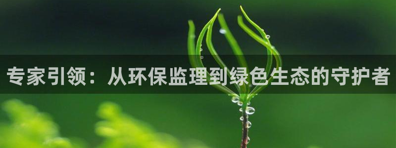 最新彩名堂计划：专家引领：从环保监理
