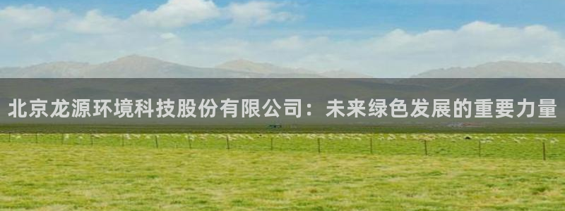 彩名堂在线下载：北京龙源环境科技股份