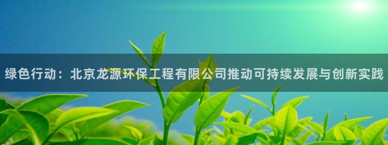 彩名堂5.0版计划怎么用不了：绿色行动：北京龙源环保工程有限