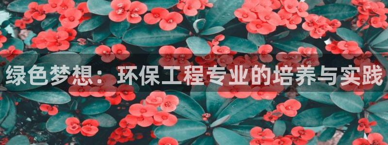 彩名堂App下载：绿色梦想：环保工程专业的培养与实践